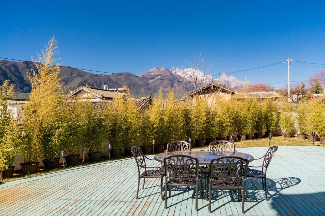 玉龙白沙普宿客栈 Lijiang  Exterior foto